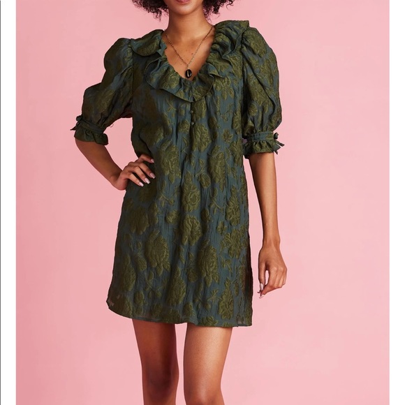 Small Crosby by Mollie Burch Rose Dress- like new - Picture 1 of 7